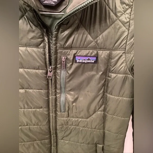 Patagonia Radalie Insulated Parka Industrial Green Puffer Quilted XS​ - Picture 5 of 10